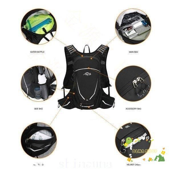 ランニングバッグサイクリングバッグハイドレーションサイクルバッグジョギング軽量ウォーキングバッグリュックアウトドア大容量撥水加工