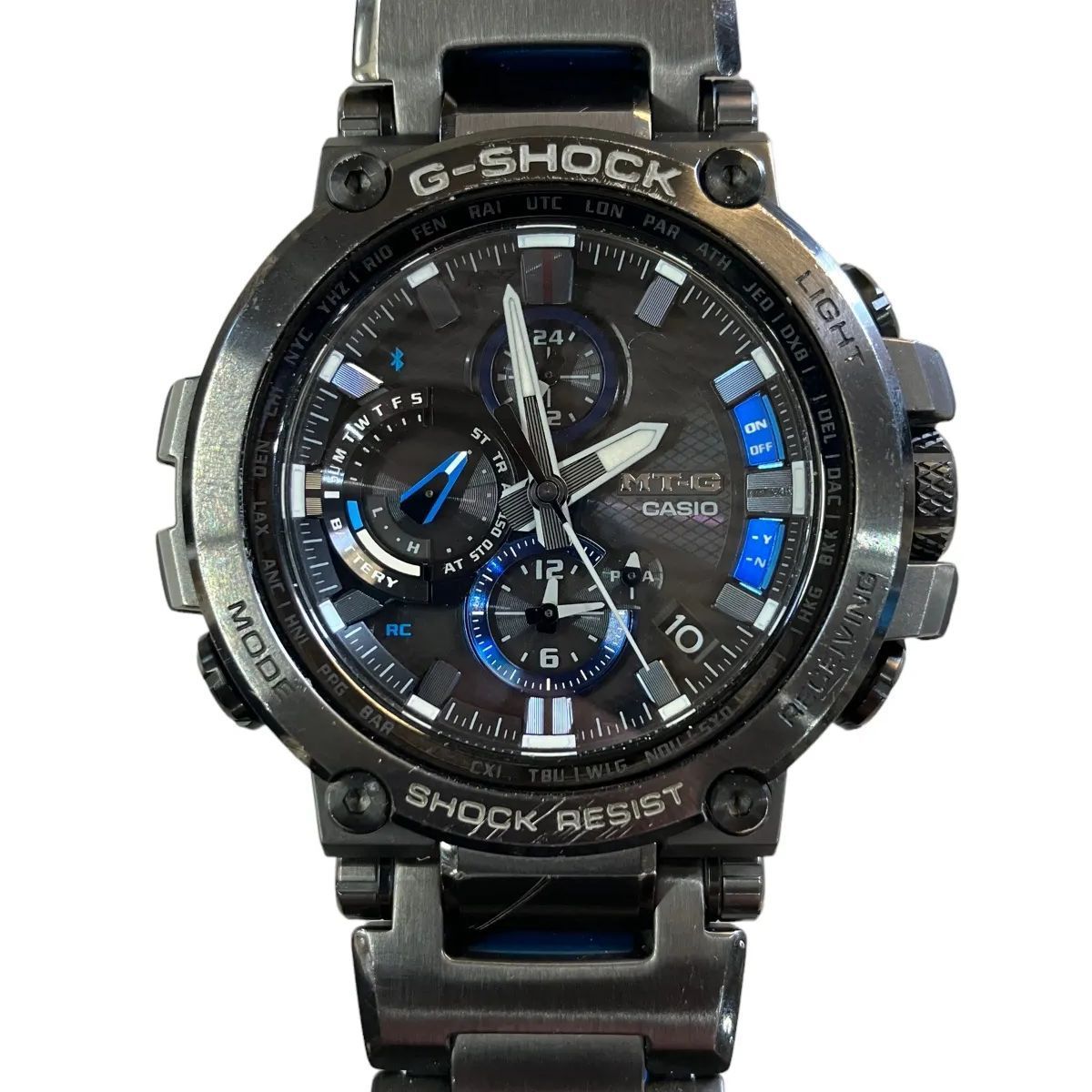 CASIO カシオ G-SHOCK MTG-B1000 電波ソーラー 動作品 - ☆もったい