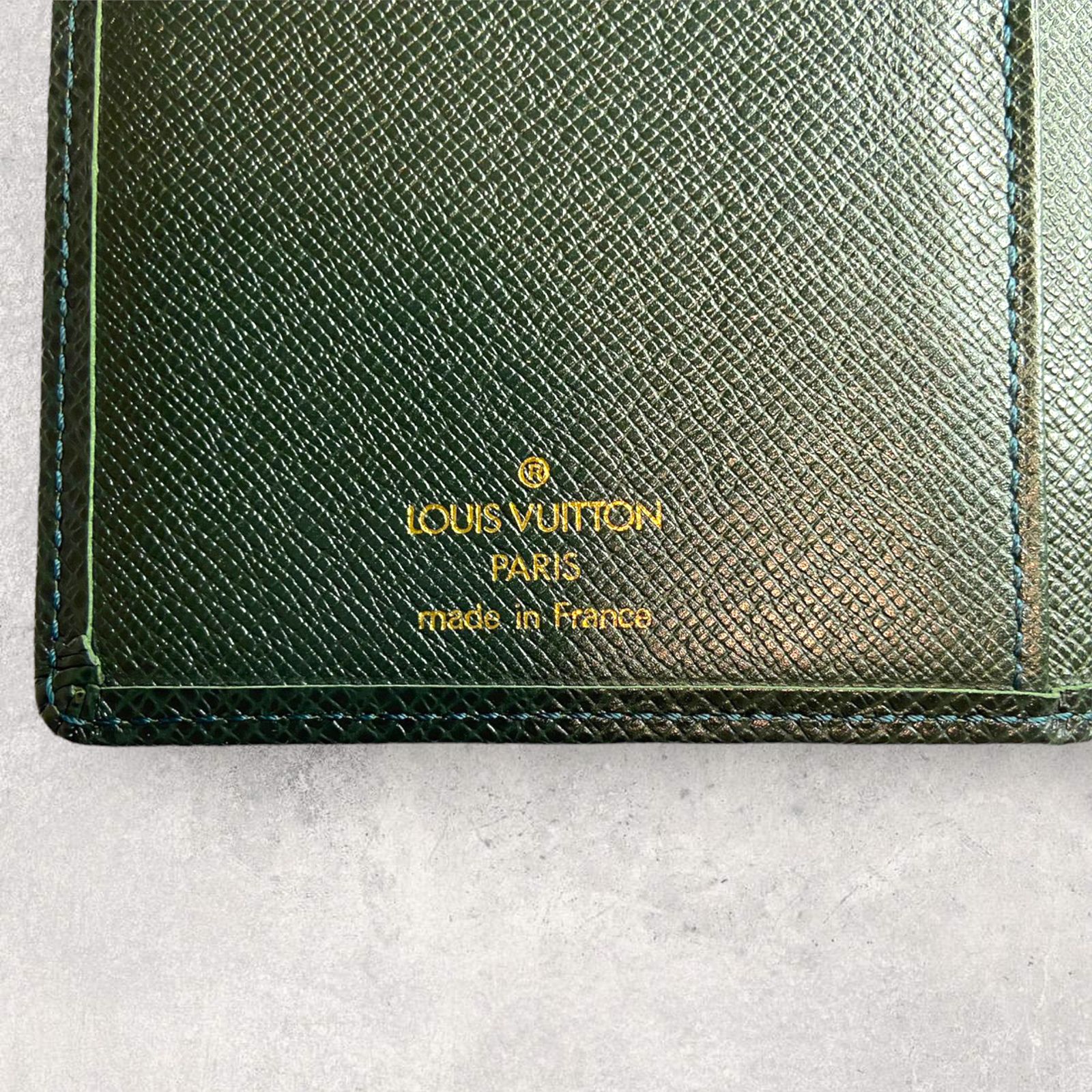 美品】LOUIS VUITTON 財布 グリーン 札入 タイガ - Retrend公式