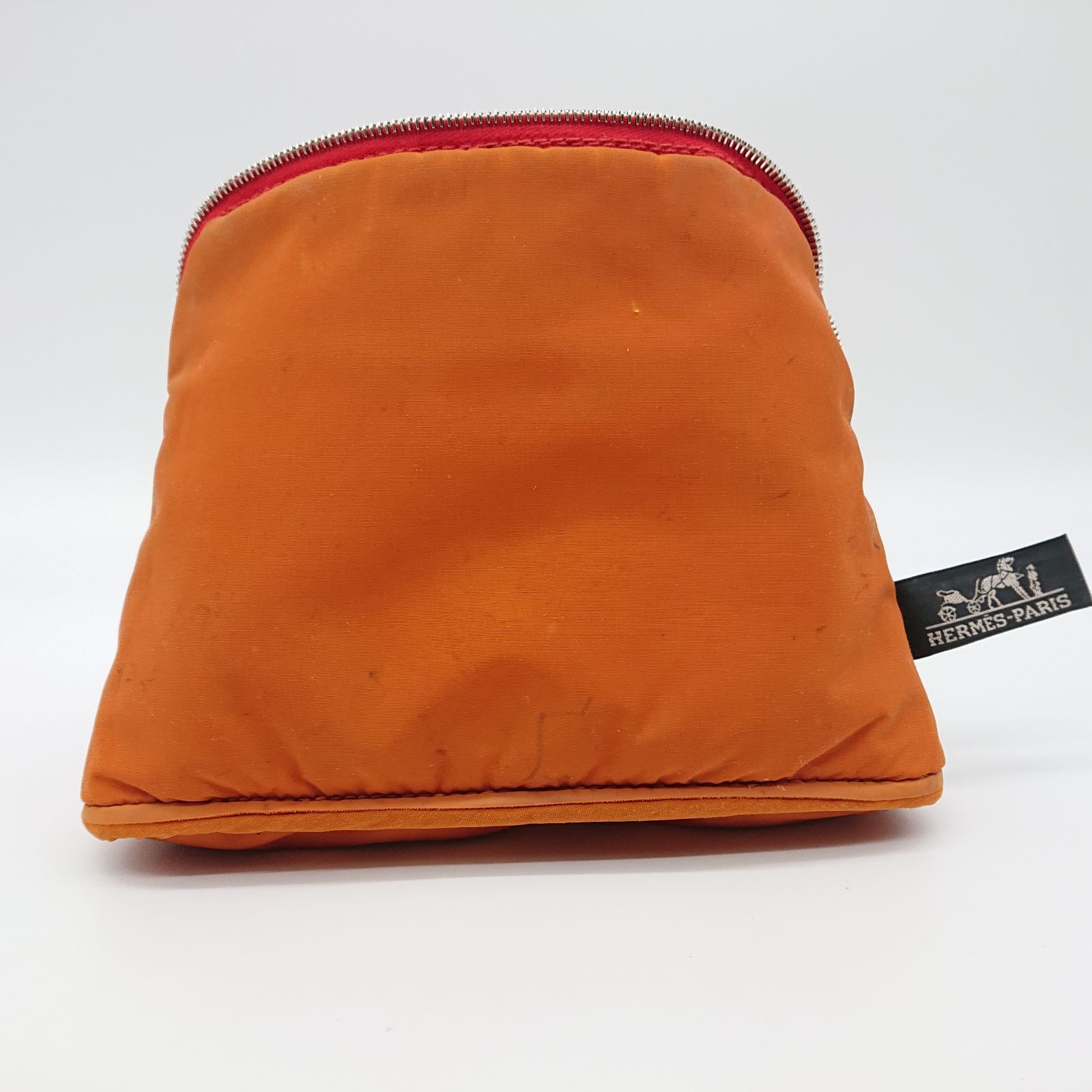 エルメス ボリードポーチ PM 小物入れ ポーチ オレンジ レディース