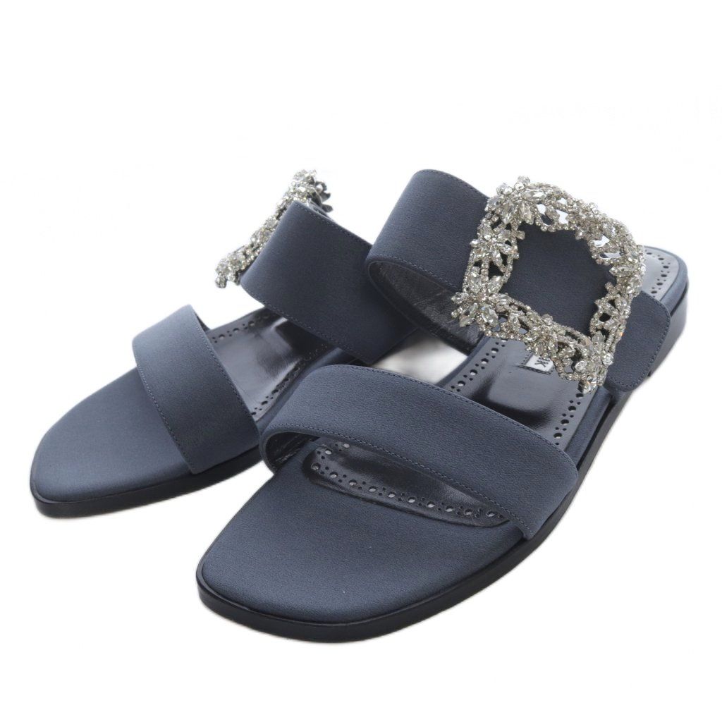 マノロブラニク MANOLO BLAHNIK TITUBAFLAT JEWEL サンダル