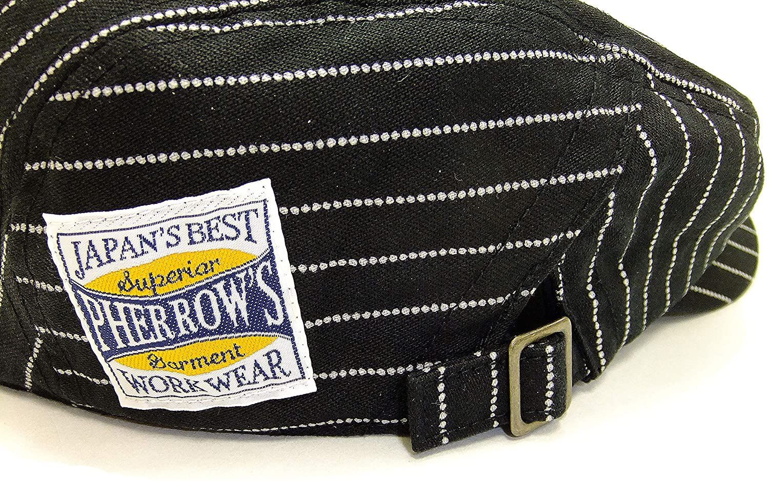 ハンチングハット ブラックウォバッシュストライプ