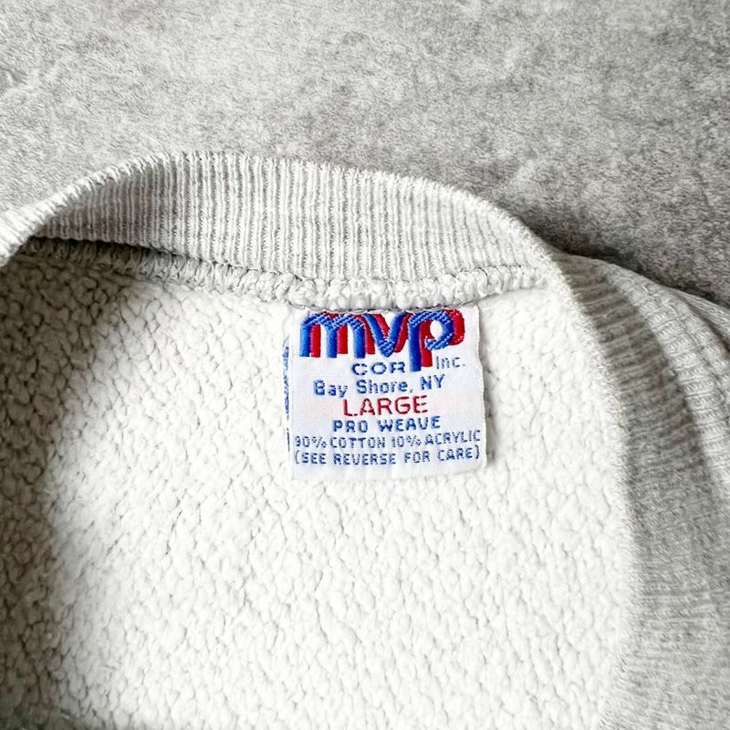 90s mvp 両面 カレッジ プリント RWタイプ スウェット