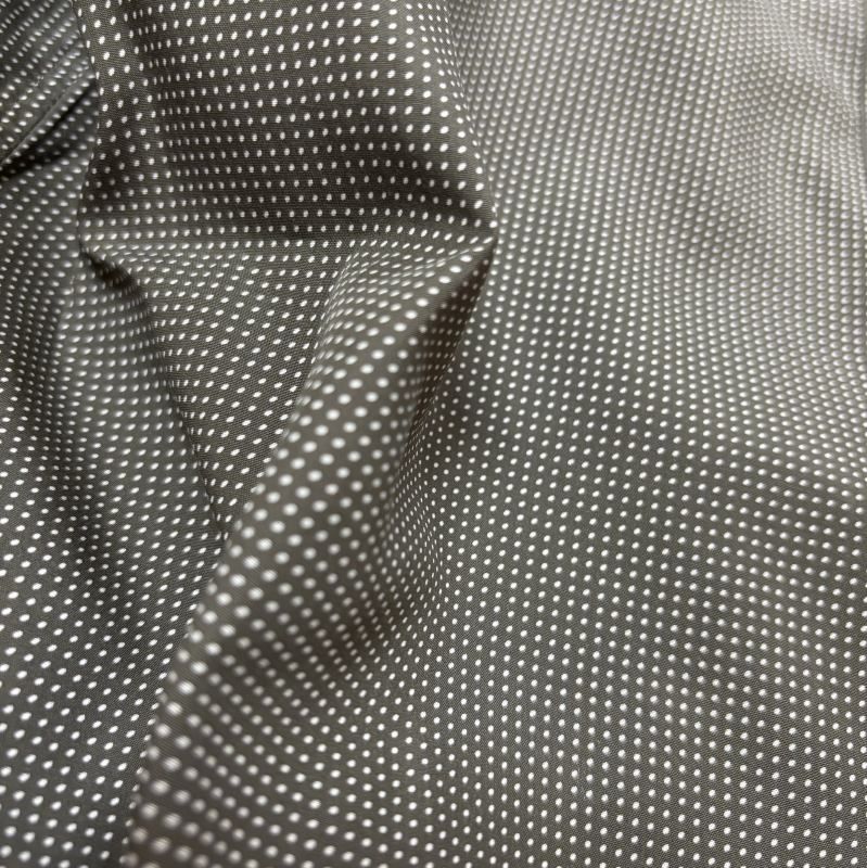 Aquascutum　アクアスキュータム 　レディース　ボタンダウンシャツシャツ　長袖　11号　L　ブラウン　ドット　水玉 Aquascutum アクアスキュータム レディース ボタンダウンシャツ