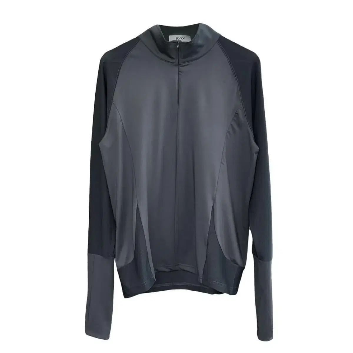 JiCHOI ジチョイ ss23 mesh long sleeve シャークグレー 2