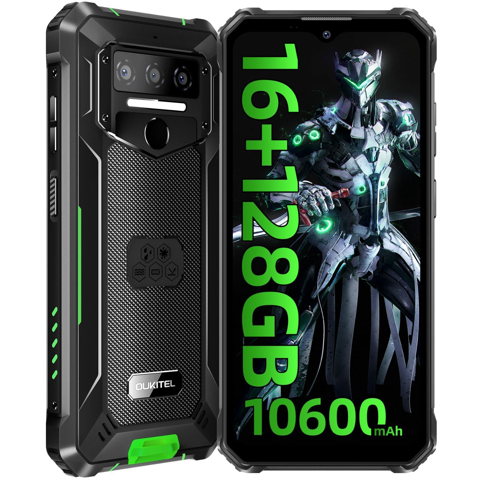 OUKITEL スマートフォン 16GB/128GB SIM フリ : OUKITEL WP28S Rugged