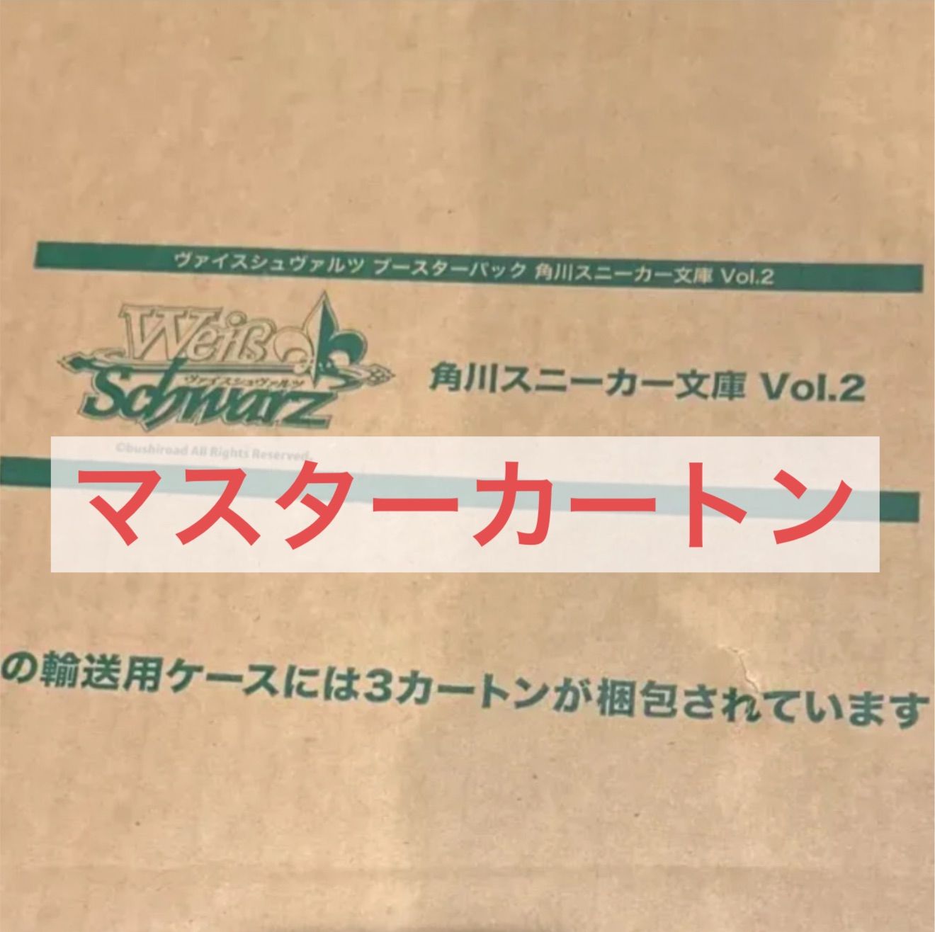 角川スニーカー文庫 Vol.2 ヴァイス マスターカートン ヴァイスシュヴァルツ 角川スニーカー文庫 vol.2 マスター