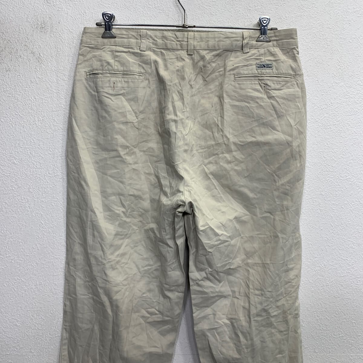 こ*ん様 Polo Ralph Laurenw36アメリカ古着メキシコ製チノパン 90s メキシコ製 ポロ ラルフローレン HAMMOND PANT ツータック