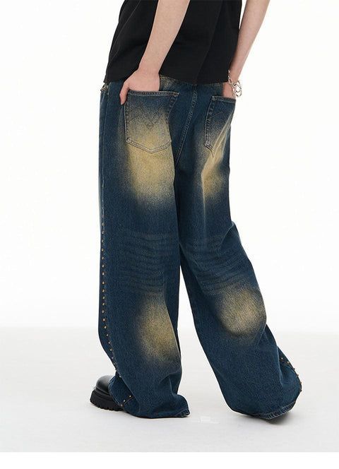 Moditec｜M Rivet Water Washing Jeans - メルカリ