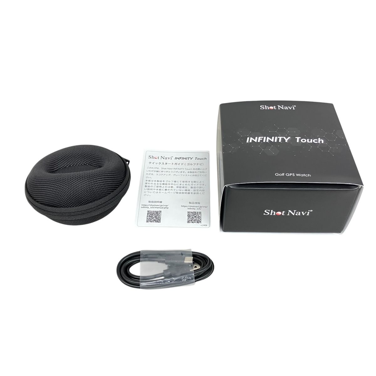 中古】ショットナビ 出そ ゴルフ 計測 ホワイトShot Navi INFINITY