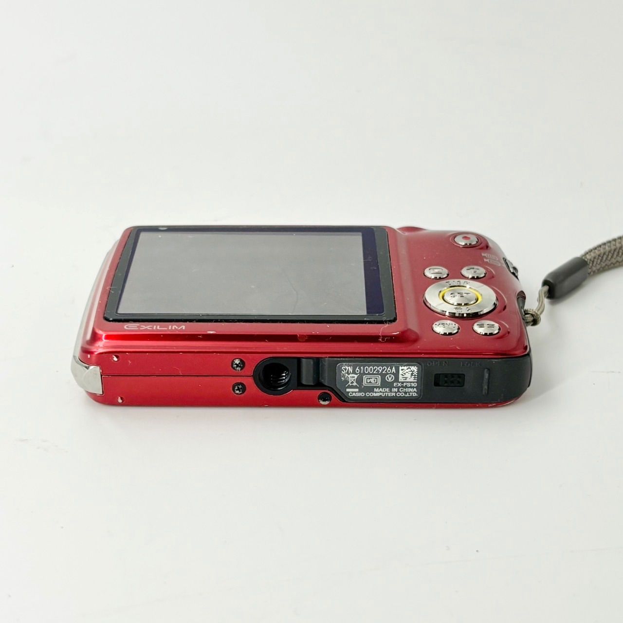 1338 CASIO EXILIM EX-FS10 デジタルカメラ レッド カシオ デジカメ