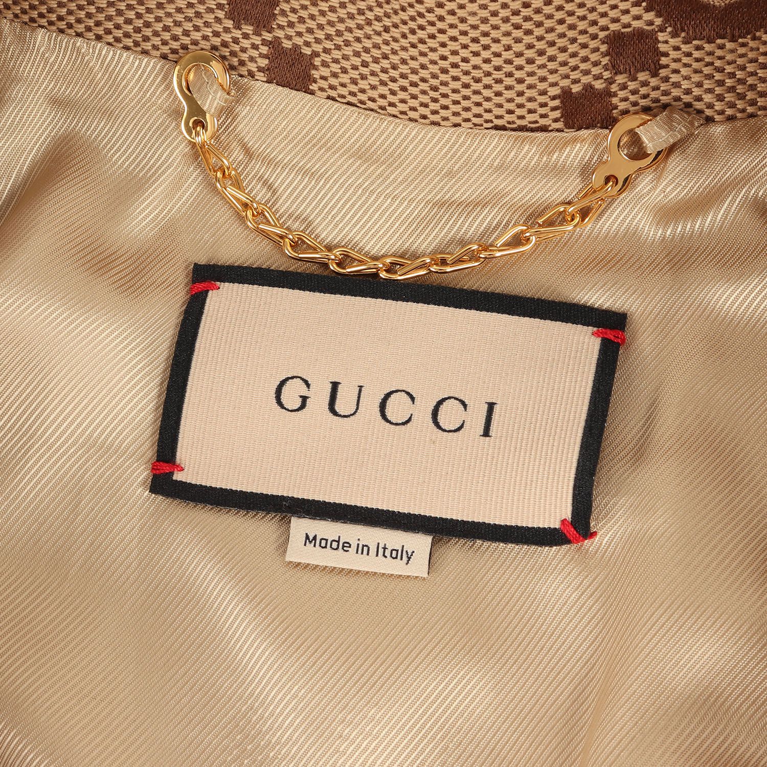 グッチ　ジャケット 楽天市場】グッチ GUCCI レザーボンバージャケット ライダース