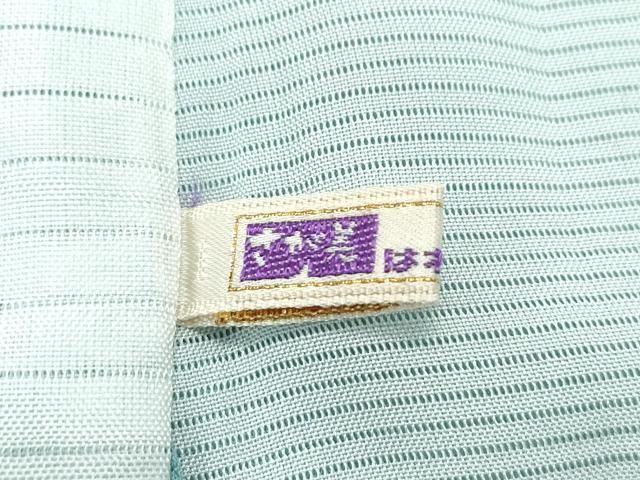 平和屋着物□極上 訪問着 無双 紗袷 紗×絽 手描き 遠山樹林文 暈し染め