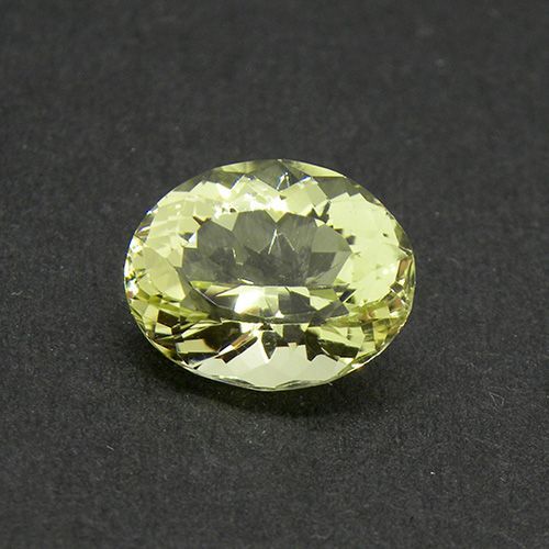 ヘリオドール 4.644ct ルース 大粒 裸石 鑑付 オーバル 一粒 一個 材料