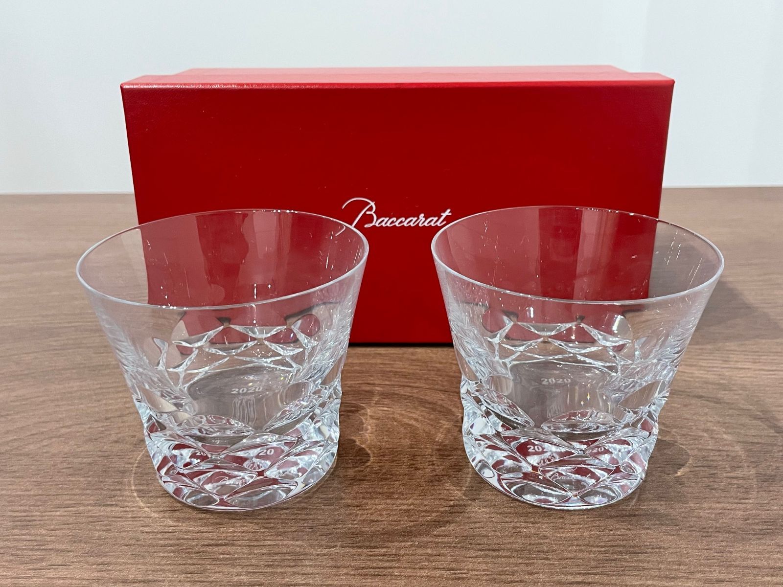 Baccarat バカラ ロックグラス TheYEAR2020 ２客セット き 2661
