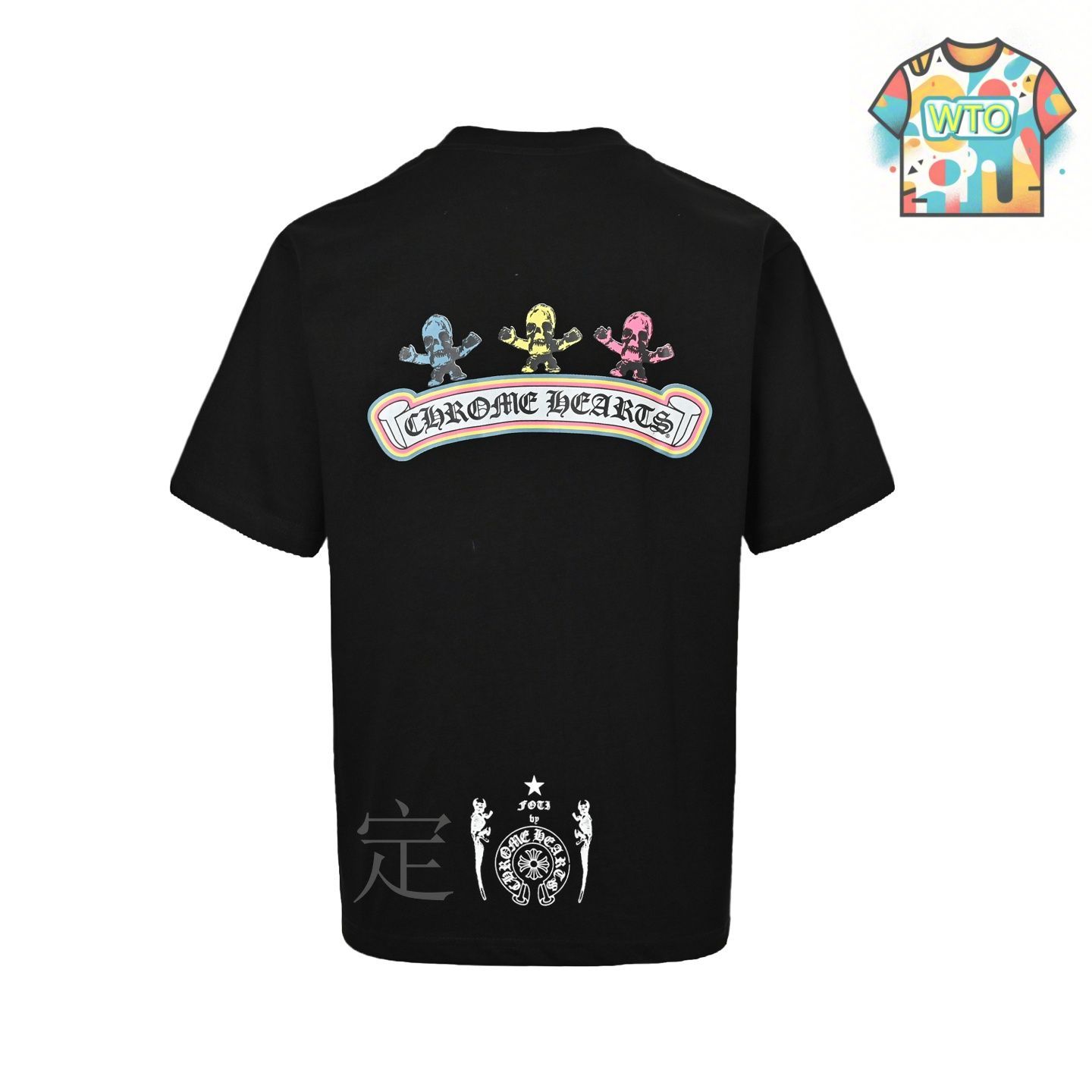 今日特価】スカル前後プリント T シャツ / Skull All-Over Print