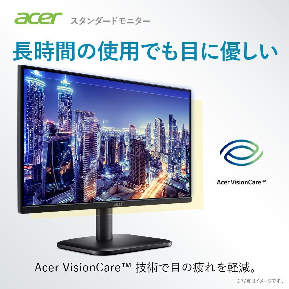 Acer モニター AlphaLine EK221QHbi 21.5インチ 日本エイサー VA 非光沢 フルHD 100Hz 1ms VRB HDMI ミニD-Sub15 スピーカー非搭載 ヘッドホン端子非搭載 AMD FreeSync