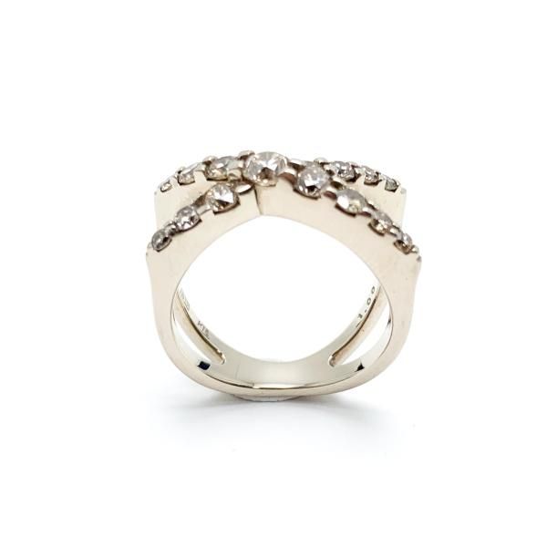 カシケイ K18BGブラウンダイヤモンドリング ネイキッド 18金 ダイヤ カシケイ/Kashikey K18BG ブラウン ダイヤモンド リング 1.00ct