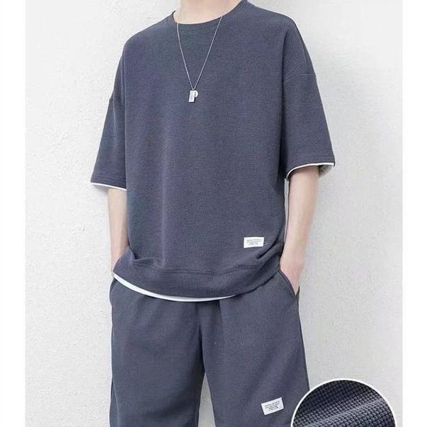 ダークグレー ジャージ上下セット