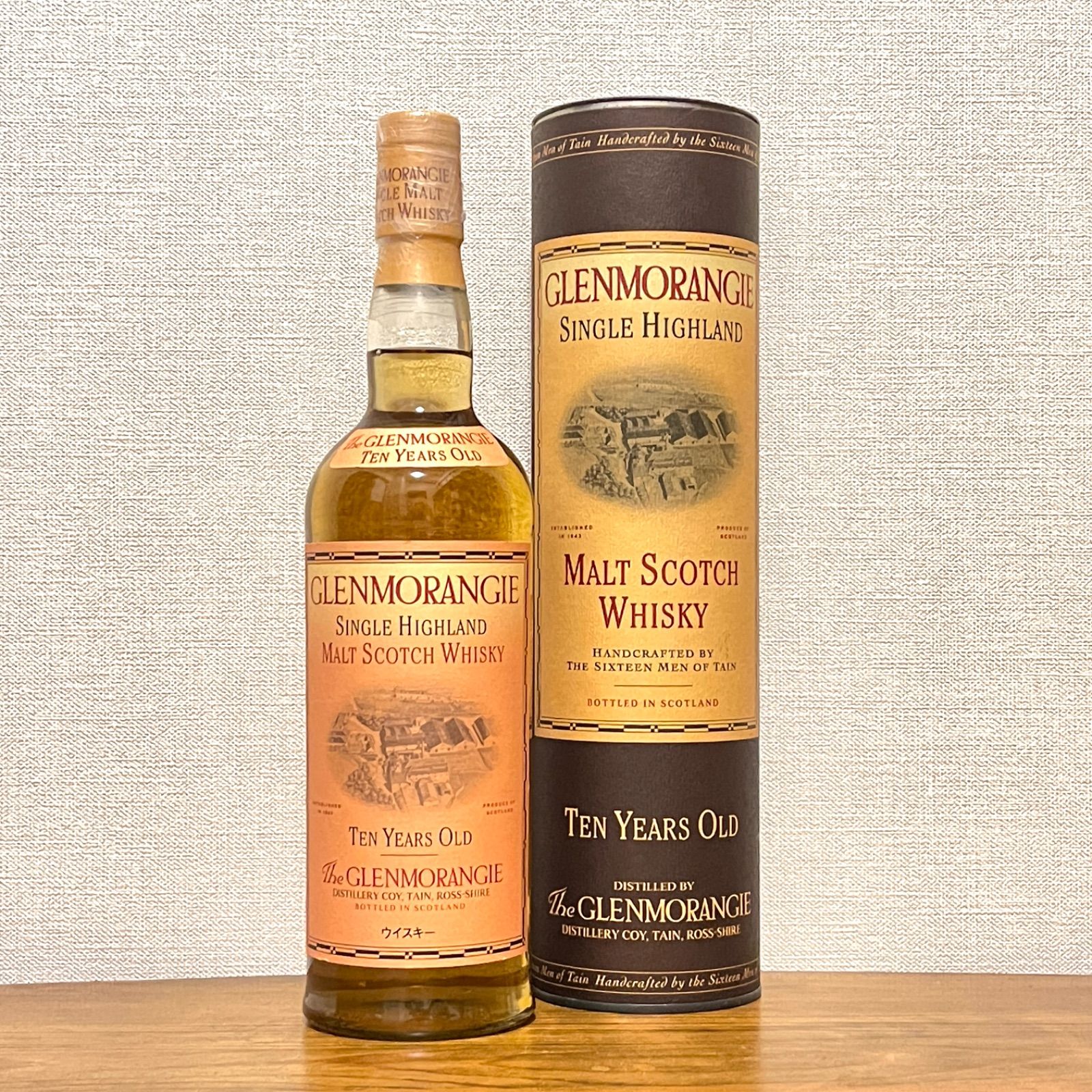 グレンモーレンジ 10年 旧ラベル 箱あり ボトル シングルモルト スコッチウイスキー