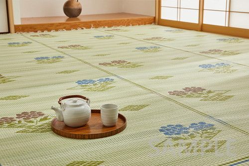 洗えるい草風カーペット