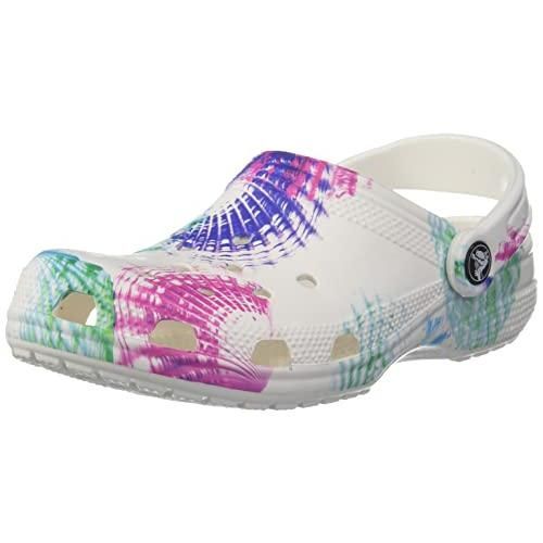 クロックス(crocs) クラシック サイバー ビーチ クロッグ サンダル 207858-928 マルチ/ホワイト 23cm