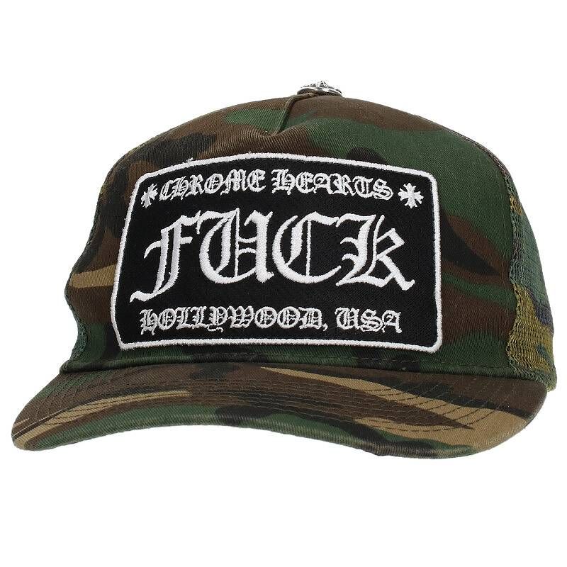 クロムハーツ TRUCKER CAP/トラッカーキャップ FUCKパッチクロスボール