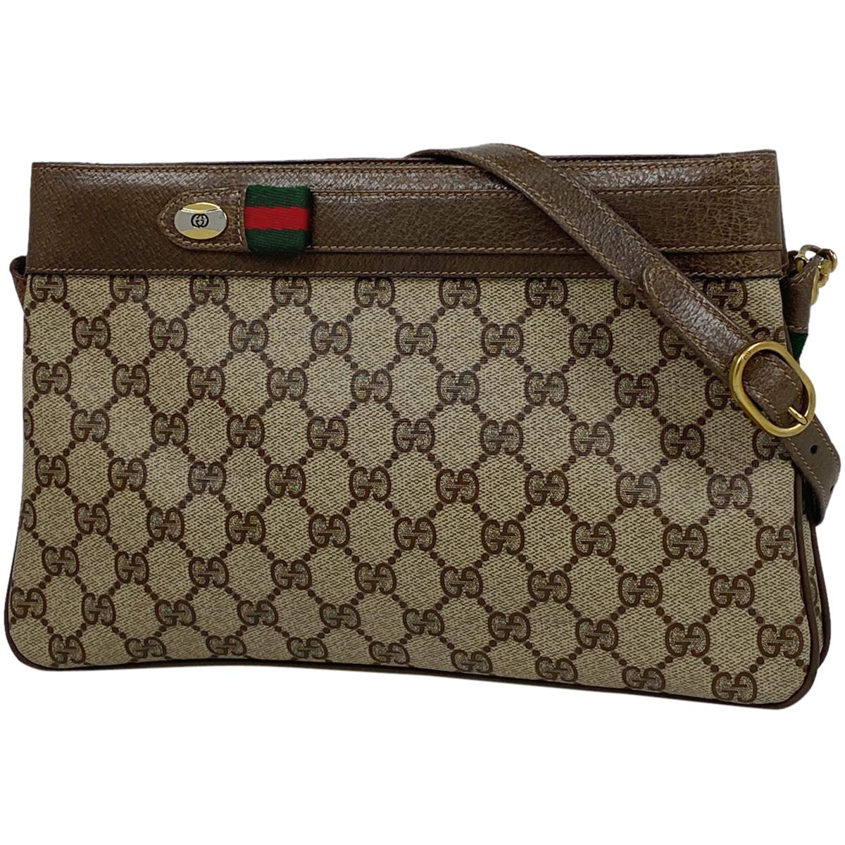グッチ　GG柄　オールドショルダー GUCCI オールドグッチ GG柄 ショルダーバッグ 本物保証