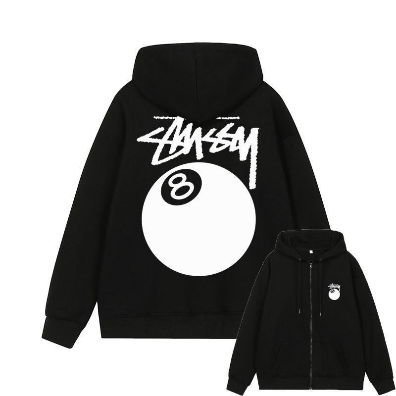 STUSSY ステューシー 8 BALL ZIP HOOD [full zip hooded sweat] パーカー フード フーディ トップス Zip  up Hoody Parker ジップパーカー - メルカリ