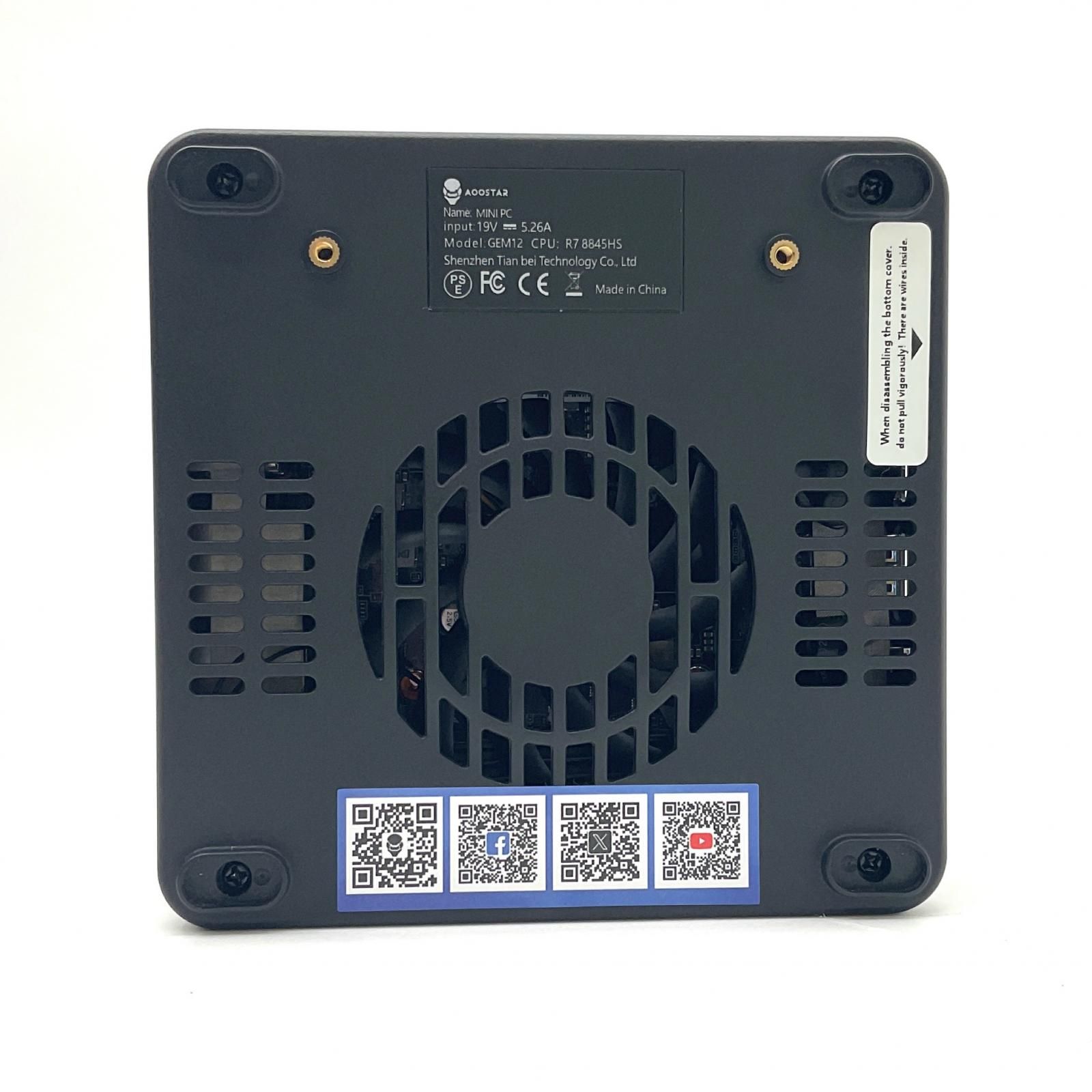 美品】Ryzen7 8845HS搭載 AOOSTAR GEM12 ミニPC 32GB 1TB - メルカリ