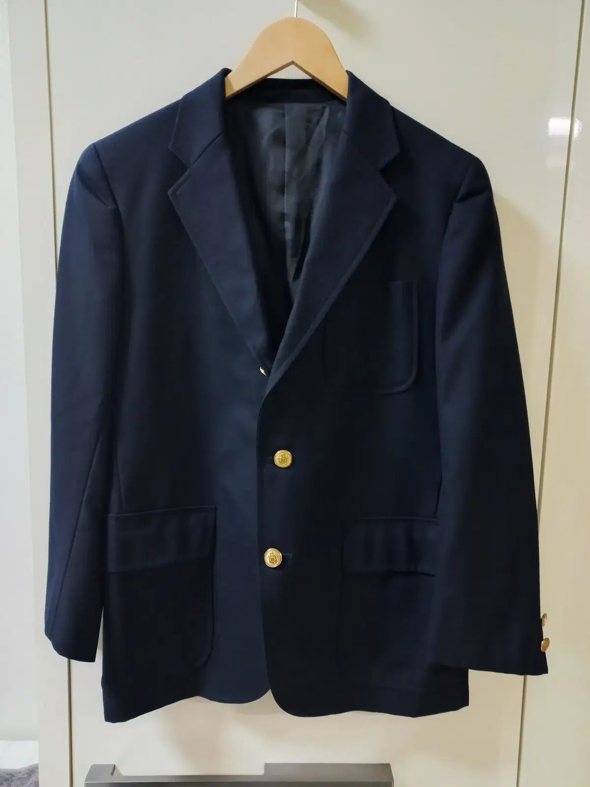 J.PRESS Jプレス ゴールド ブレザー ジャケット ネイビー