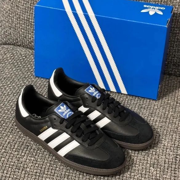 値下げします 新品 adidasアディダス サンバ Samba OG ブラック White Gum Adidas Originals Samba black