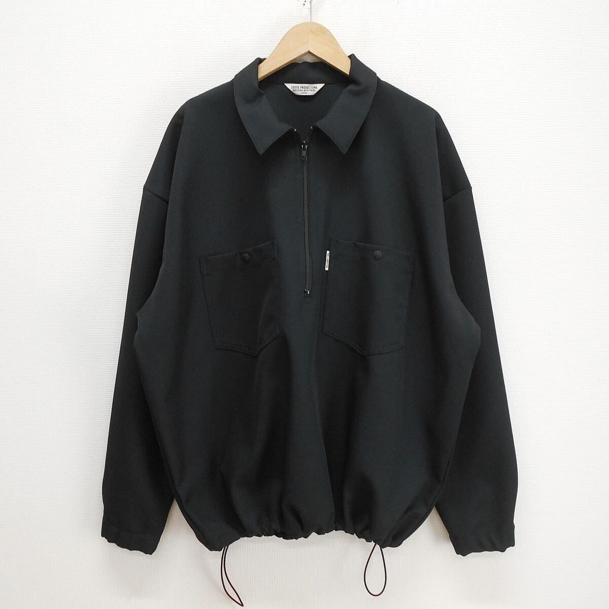 cootie Polyester Twill Half Zip L/S Tee Polyester Twill Half Zip L