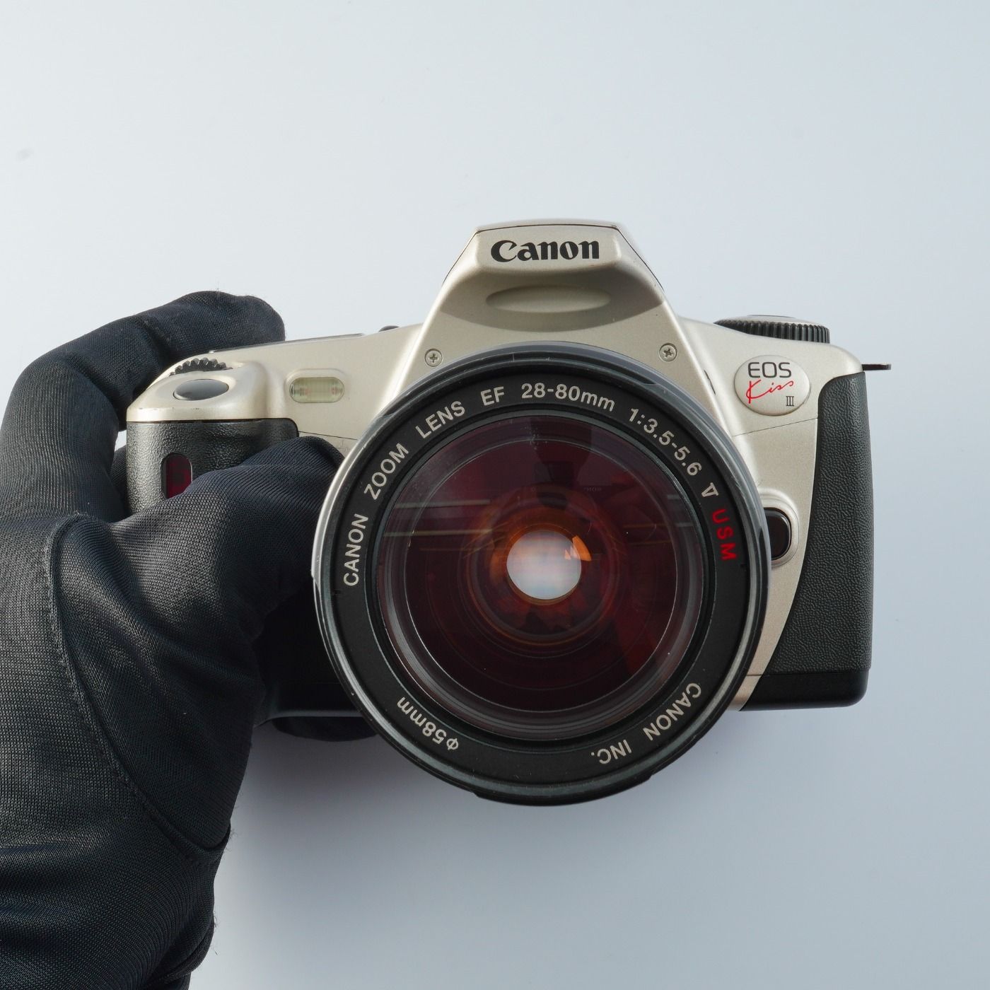 Canon EOS 3 フィルム一眼レフ/ ズームレンズ付　EF 28-80mm EF28-80mm F3.5-5.6 V USM - キヤノンカメラミュージアム