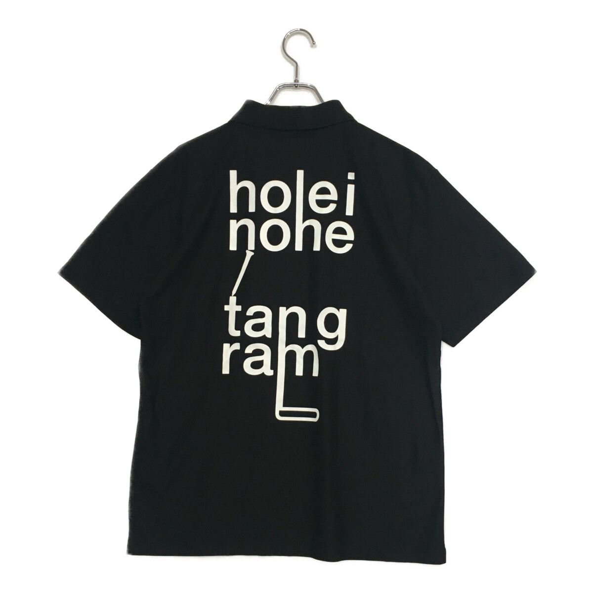 中古 メンズ タングラム TANGRAM 半袖ポロシャツ L 黒 ブラック