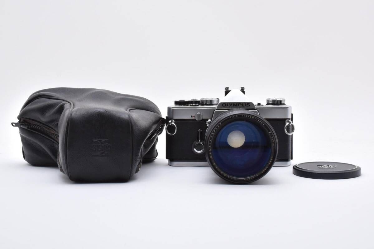 な完動 OLYMPUS オリンパス OM-1 シルバーボディ レンズ 1 3.5 f 39mm-80mm ケース付き 4181_17_80