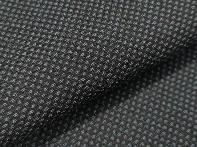 平和屋着物○白鷹お召 蚊絣 正絹 逸品 AAAZ8927ck