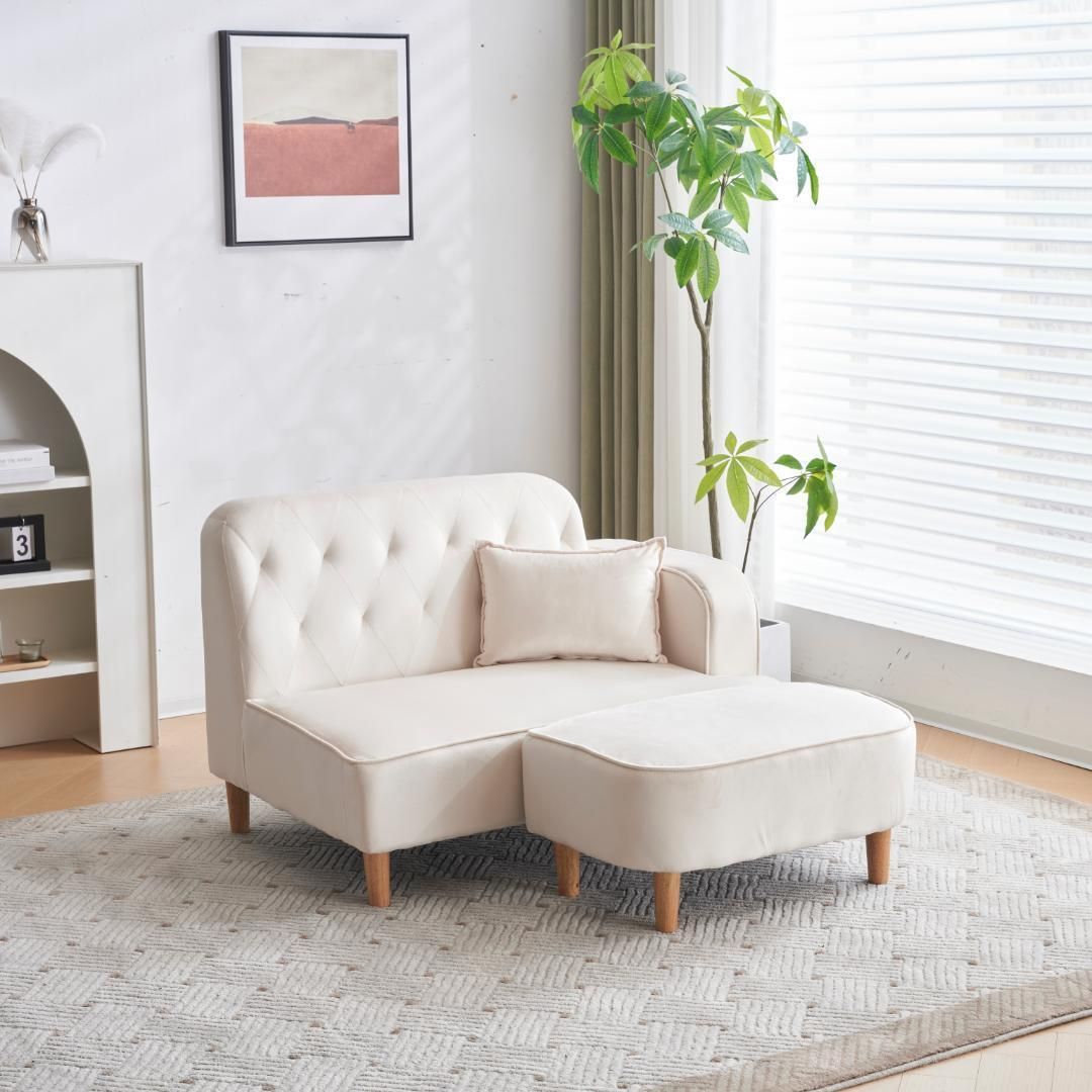 l字 ソファー 2.5人掛け ベルベット調 おしゃれ リビングソファ オットマン l字 ソファー 2.5人掛け ベルベット調 おしゃれ リビングソファ