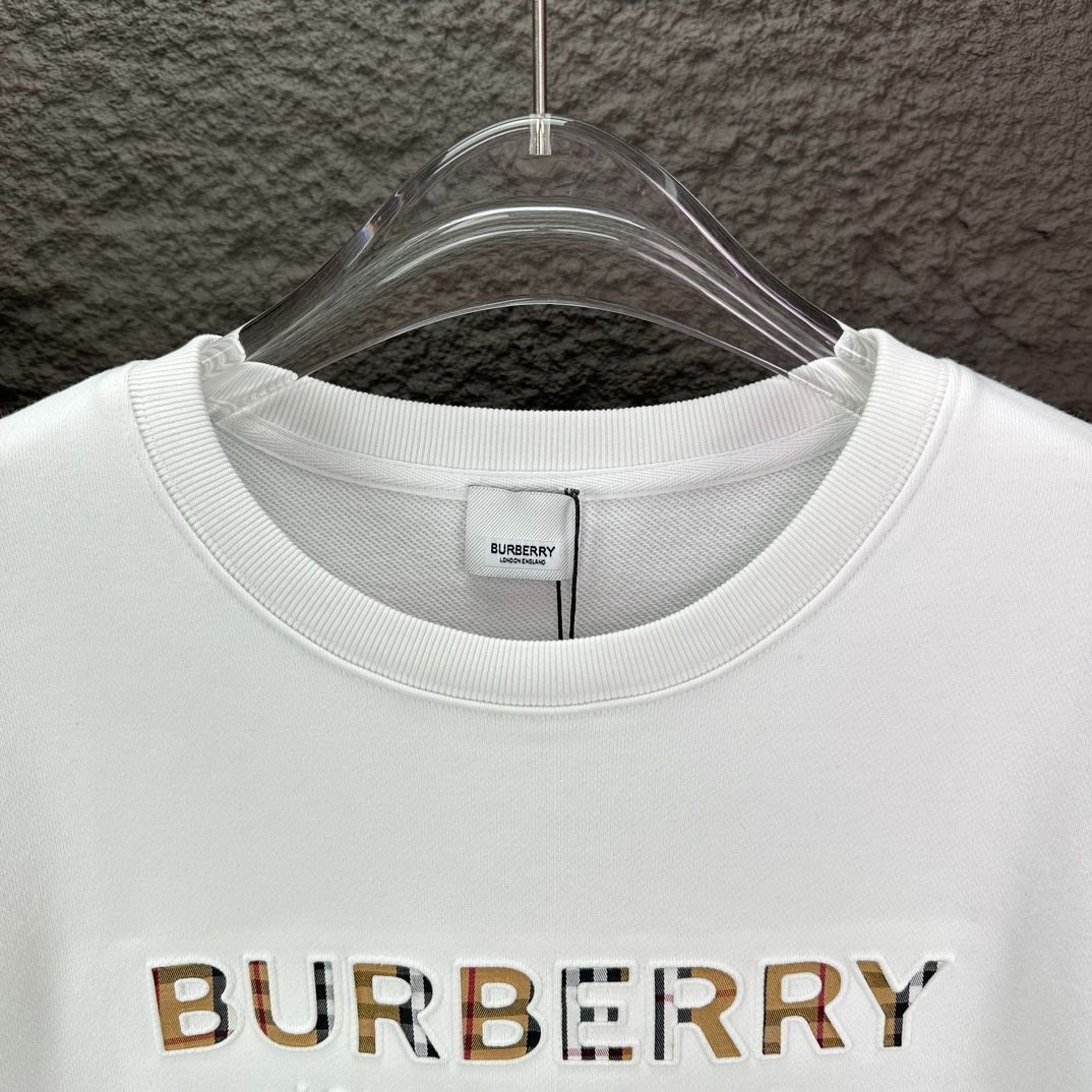 Burberry スウェット　クルーネック　XXL 美品　デザイン◎　正規品 BURBERRY パッチロゴ クルーネックスウェット [本日特価|新品未