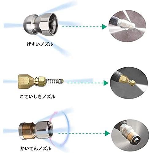 送料込)配管洗浄 10M Richcat ポリ塩化ビニル (PVC)製 パイプクリーニングホース ケルヒャー用 逆噴射 延長高圧ホース 10m  塩ビパイプも排水槽も気軽に洗浄 ケルヒャーK2,K3,K4,K5,K6,K7,JTKに対応 配管洗浄 専用 40M メルカリ