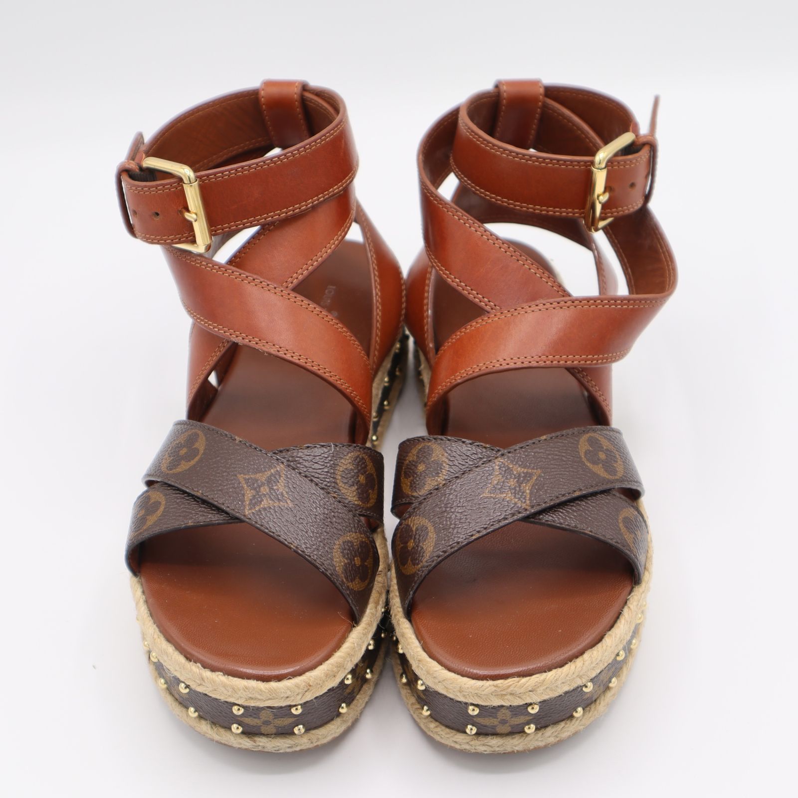 LOUIS VUITTON LV ルイヴィトン サンダル バウンダリー サイズ36 約
