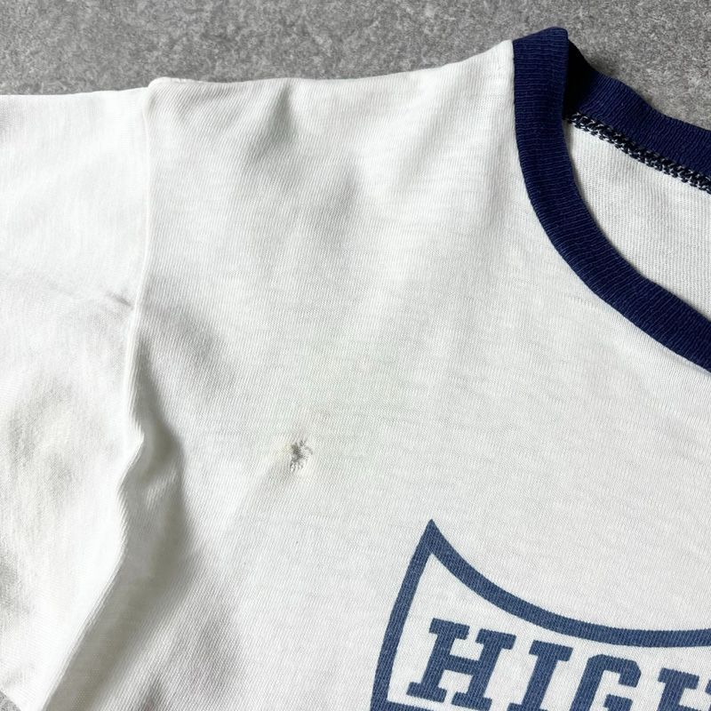 70’s Champion バータグ モーターサイクル Tシャツ Champion - 古着 70年代 チャンピオン Champion バータグ Harley