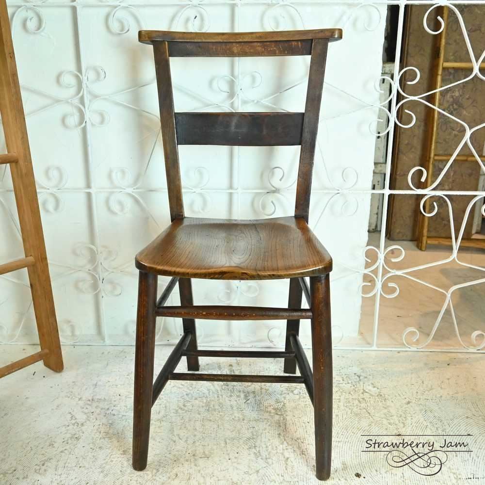 ベ*ー様 L3705-19-4 英国アンティーク チャーチチェア 北欧 キッチン L3705-19-2 英国アンティーク チャーチチェア 北欧インテリア