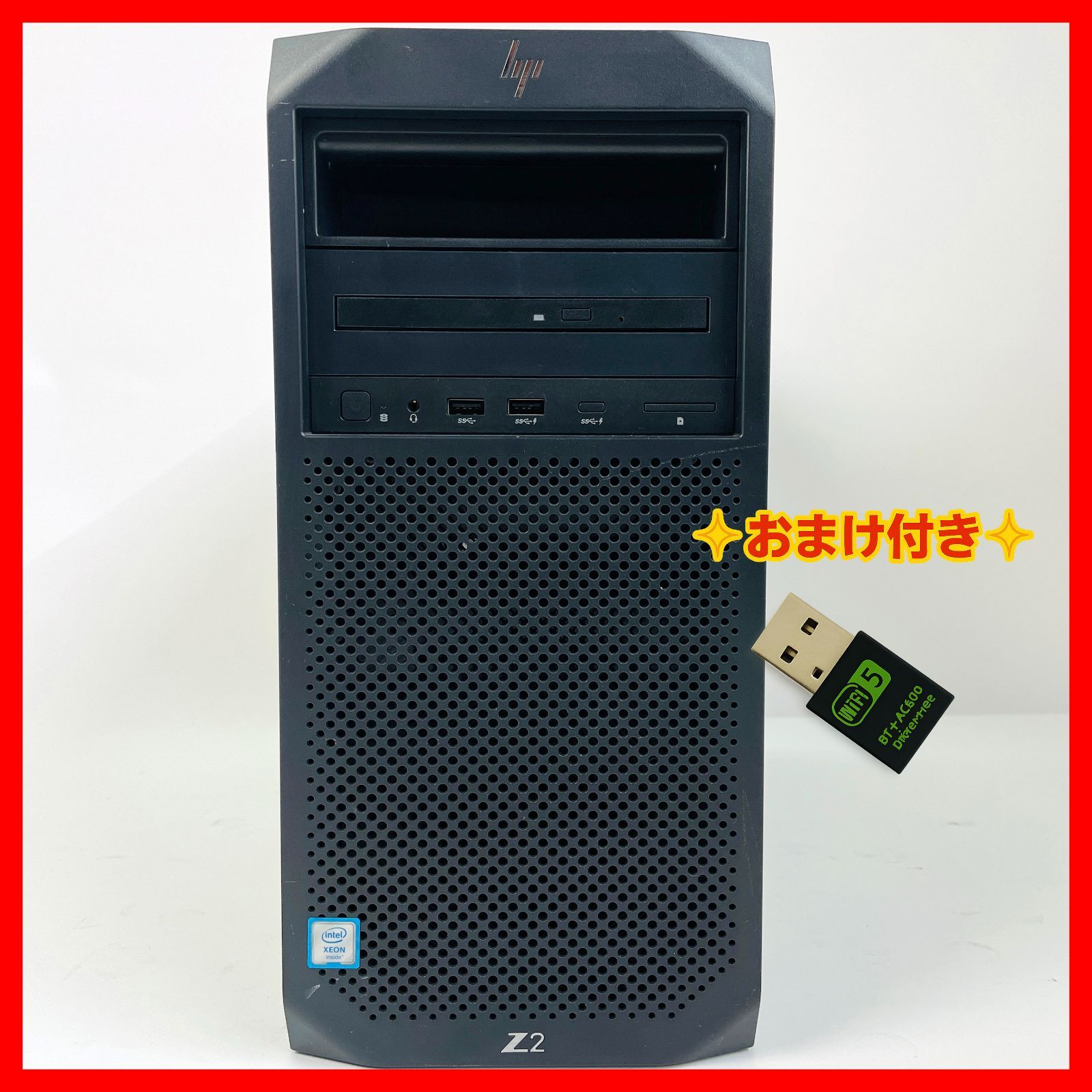 HP Z2 Tower G4 Workstation NVIDIA Quadro P2200搭載 Xeon ワークステーション デスクトップパソコン Xeon E-2274G メモリ32GB SSD1TB Windows 11 Proj1694_200