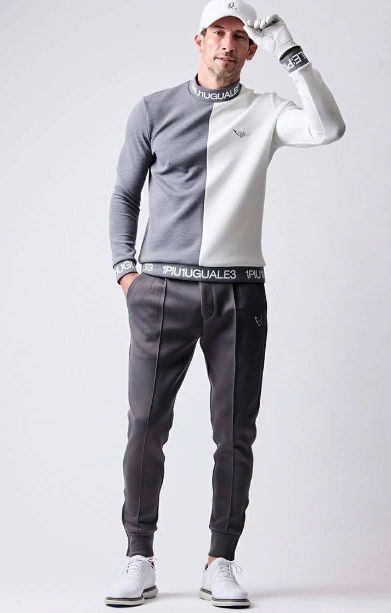 1PIU1UGUALE3 ADP GOLF ZIP SLACKS［GRAY］ 未使用 1PIU1UGUALE3 GOLF 5 グレー ADP ZIP SLACKS - メルカリ