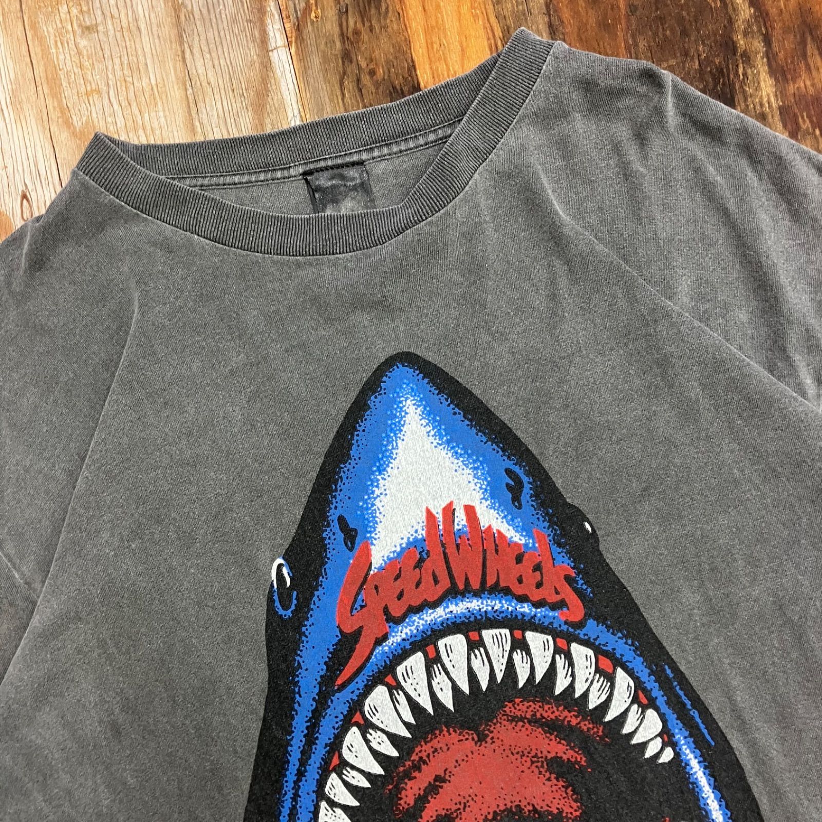 古着　SANTA CRUZ ロゴ Tシャツ ブラック　黒　L フェード fd816c51298748b4b0b373f2a4a6d5