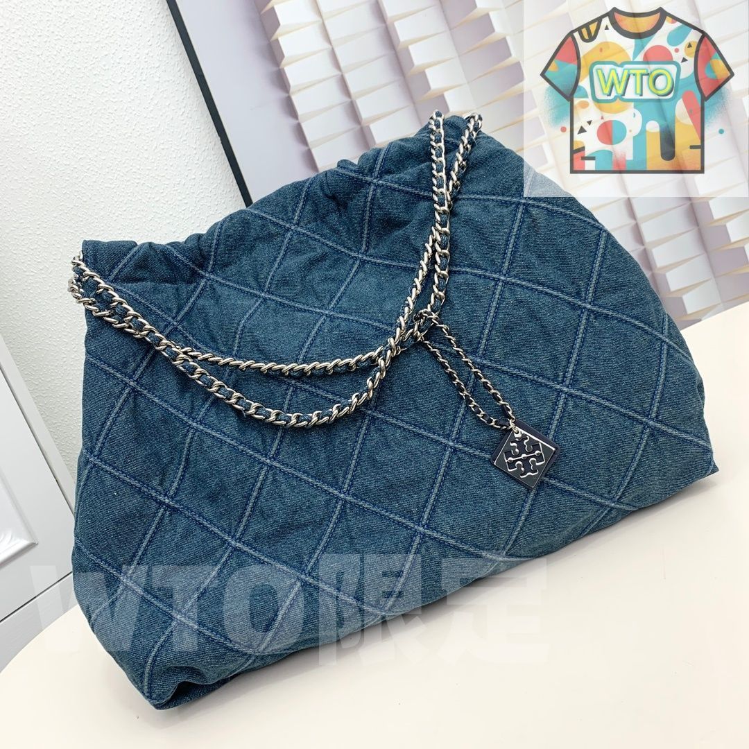 今日WTO】Tory Burch 2024 新モデル Fleming デニムブルー生地の