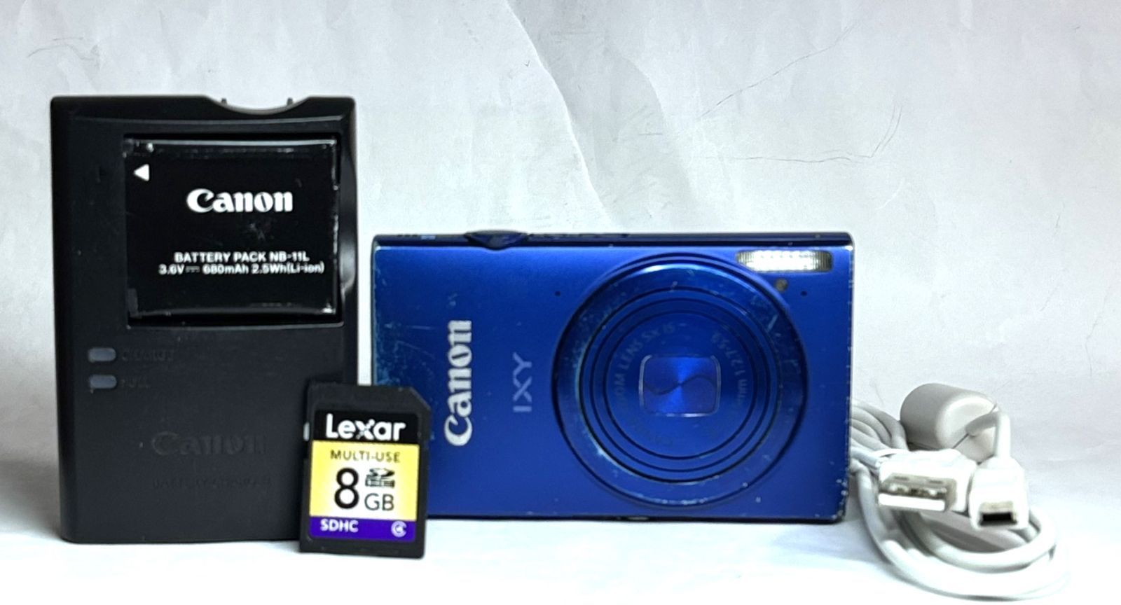 Canon IXY 420F ELPH 320 HS 16.1MP 5x is フルHD ブルー 3.0