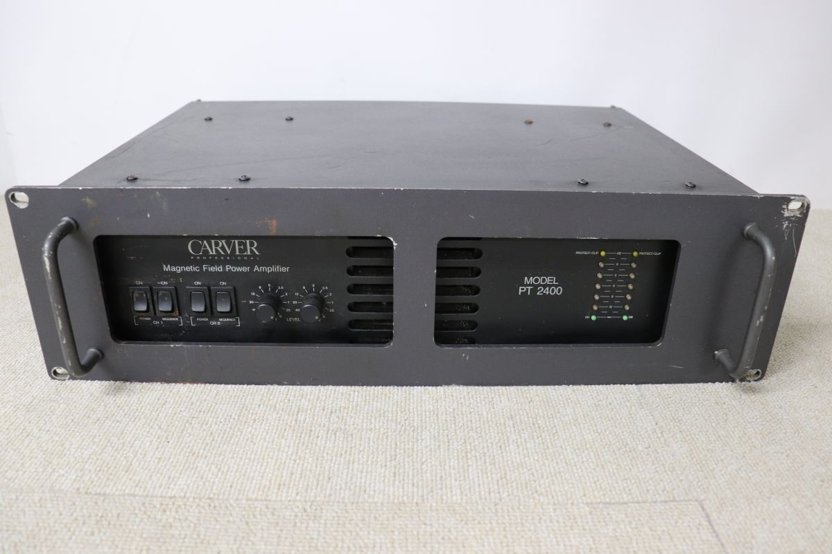 Carver カ－バ－ PT-2400 Stereo Power Amplifier ステレオパワーアンプ |21800