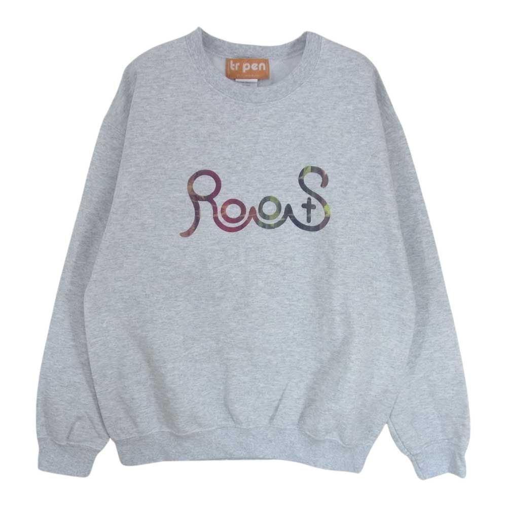 ティーアールサスペンション tr.4 suspension スウェット RootS CREW NECK SWEAT プリント クルーネック スウェット トレーナー  グレー系 M【中古】